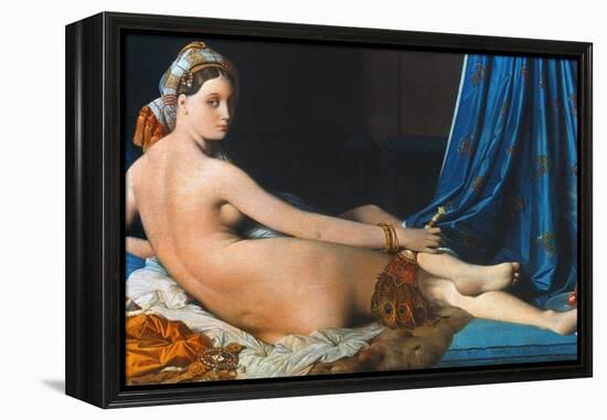 J.A.D. Ingres: Odalisque-Jean-Auguste-Dominique Ingres-Framed Premier Image Canvas