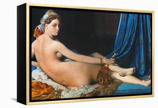 J.A.D. Ingres: Odalisque-Jean-Auguste-Dominique Ingres-Framed Premier Image Canvas