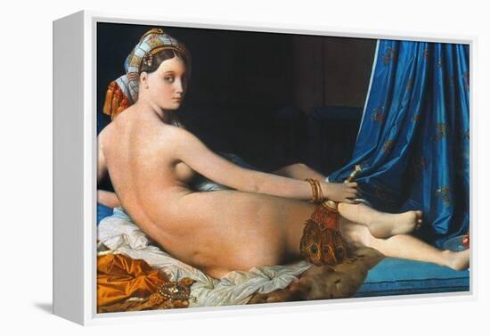 J.A.D. Ingres: Odalisque-Jean-Auguste-Dominique Ingres-Framed Premier Image Canvas