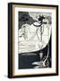 J"Ai Baise Ta Bouche, Jokanaan, Illustration from "Salome" by Oscar Wilde, Pub. 1894-Aubrey Beardsley-Framed Giclee Print