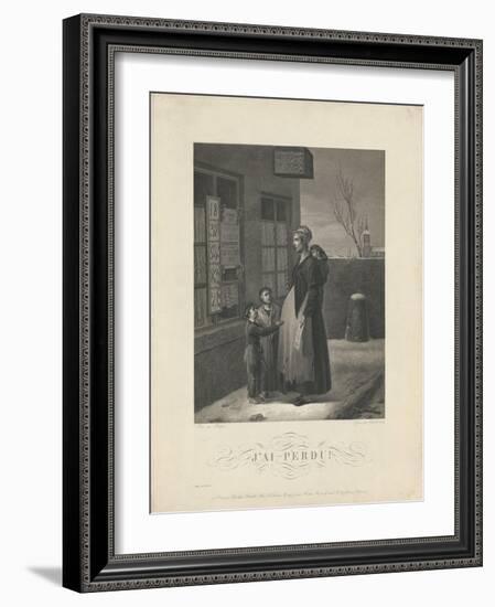 J'Ai Perdu!, 1824-Adolphe Roehn-Framed Giclee Print