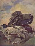 A First World War Tank-J. Allen Shuffrey-Framed Premier Image Canvas