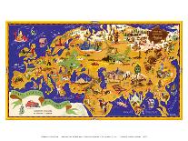 Around the World Map - Chocolat Menier - French Chocolate Company-J^B^ Jannot-Art Print
