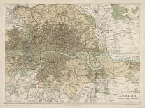 Map of Manchester and Its Environs-J. Bartholomew-Art Print