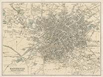 Map of London and Its Suburbs-J. Bartholomew-Framed Photographic Print
