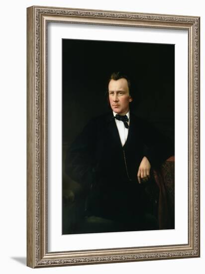 J. Brahms, circa 1860-Karl Von Jagemann-Framed Giclee Print