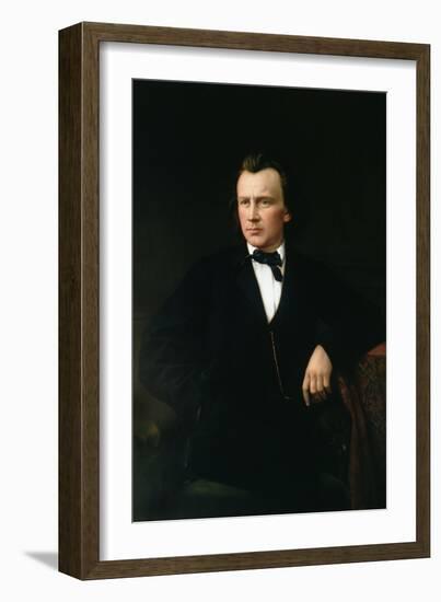 J. Brahms, circa 1860-Karl Von Jagemann-Framed Giclee Print