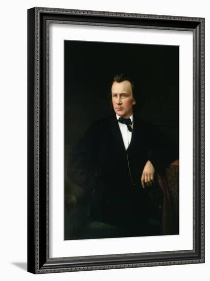 J. Brahms, circa 1860-Karl Von Jagemann-Framed Giclee Print