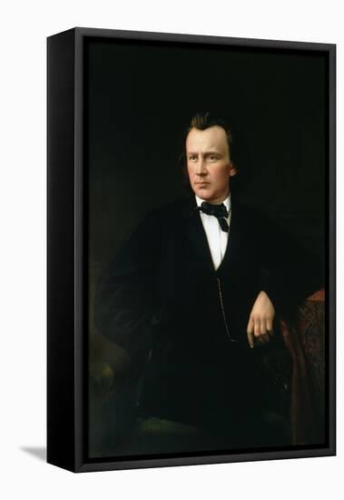 J. Brahms, circa 1860-Karl Von Jagemann-Framed Premier Image Canvas