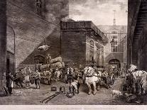 The Hour Glass Brewery on Upper Thames Street, London, 1821-J Bromley-Framed Giclee Print