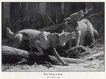 Two Werewolves Howl at the Full Moon-J.c. Dollman-Photographic Print