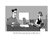 "Eye dew." - New Yorker Cartoon-J.C. Duffy-Premium Giclee Print