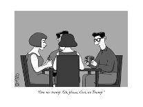 "Really? 'Happy Hour' is meant ironically? And you say everybody knows this?" - New Yorker Cartoon-J.C. Duffy-Premium Giclee Print