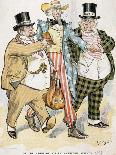 Illustration of Trusts and Monopolies Pickpocketing Uncle Sam-J.C. Taytor-Laminated Giclee Print