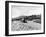 J Chassagne in the Sunbeam Leading Jules Goux in the Peugeot, French Grand Prix, Lyons, 1914-null-Framed Photographic Print