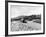 J Chassagne in the Sunbeam Leading Jules Goux in the Peugeot, French Grand Prix, Lyons, 1914-null-Framed Photographic Print