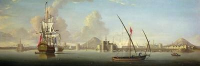 An Extensive View of the Port of Alexandria with a British Man O'War at Anchor-J. Cook-Giclee Print