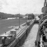 The Ss 'Orbita, Panama Canal, Early 20th Century-J Dearden Holmes-Photographic Print