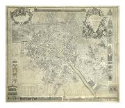 Nouveau Plan de Paris, 1728-J^ Delagrive-Mounted Giclee Print