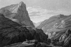 Castle Crag and Bowder Stone, Lake District-J Farington-Stretched Canvas