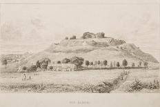 Old Sarum Castle, 1834-J. Fisher-Framed Premier Image Canvas