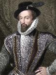 Sir Walter Raleigh, English Writer, Poet, Courtier, Adventurer and Explorer-J Fitler-Giclee Print