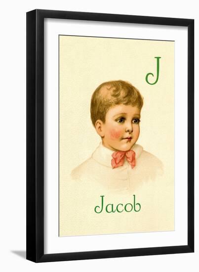 J for Jacob-Ida Waugh-Framed Art Print