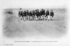A Detachment of the French Foreign Legion in the Sahara Desert, Algeria, C1905-J Geiser-Giclee Print