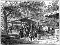 A Milk Fair, St James's Park, London, 1891-J Greenaway-Giclee Print