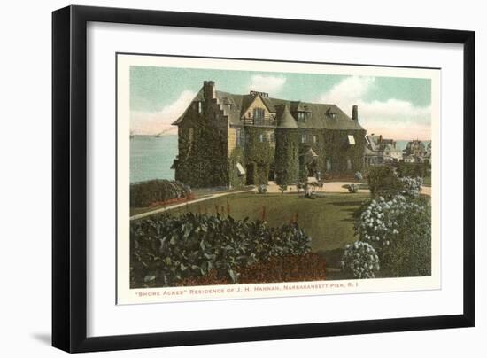 J.H. Hanan Residence, Narragansett Pier, Rhode Island-null-Framed Art Print