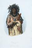 American Indian Engraving-J. Harris-Framed Giclee Print