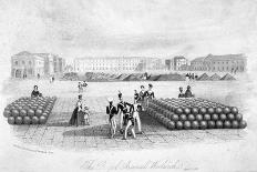 Royal Artillery Barracks, Woolwich, Kent, 1829-J Hinchcliff-Framed Giclee Print