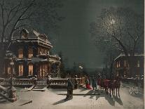 Christmas Eve Party-J. Hoover & Son-Framed Art Print