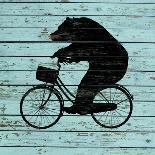 Monkeys Riding Bikes #2-J Hovenstine Studios-Giclee Print