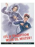 Rosie the Riveter-J^ Howard Miller-Art Print