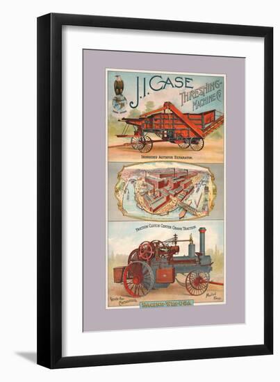 J.I. Case Threshing Machine Co., Racine, Wisconsin-null-Framed Art Print