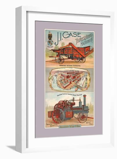 J.I. Case Threshing Machine Co., Racine, Wisconsin-null-Framed Art Print