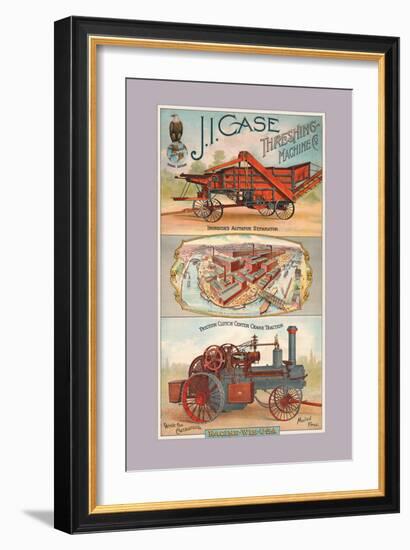 J.I. Case Threshing Machine Co., Racine, Wisconsin-null-Framed Art Print