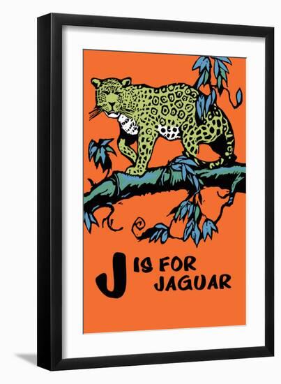 J is for Jaguar-Charles Buckles Falls-Framed Art Print