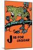 J is for Jaguar-Charles Buckles Falls-Mounted Art Print