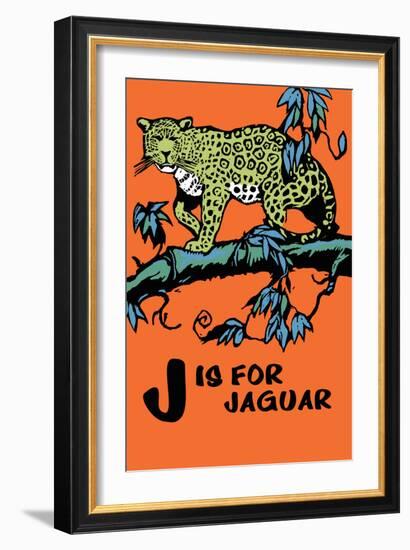 J is for Jaguar-Charles Buckles Falls-Framed Art Print