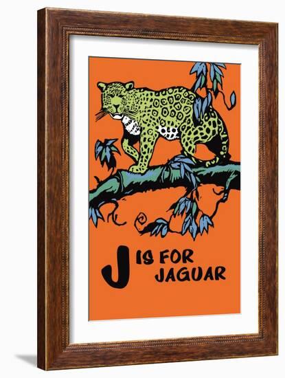 J is for Jaguar-Charles Buckles Falls-Framed Art Print