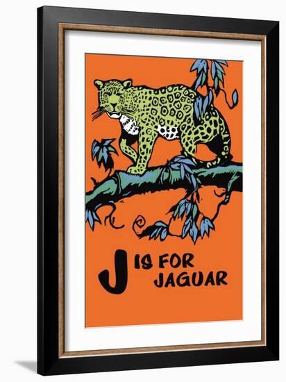 J is for Jaguar-Charles Buckles Falls-Framed Art Print