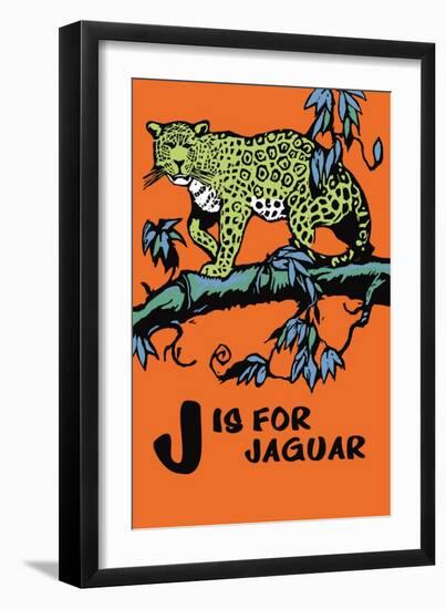 J is for Jaguar-Charles Buckles Falls-Framed Art Print