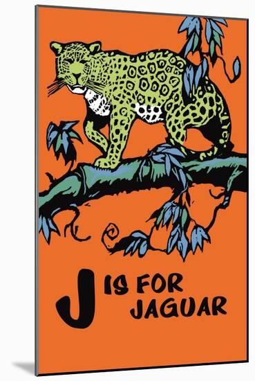 J is for Jaguar-Charles Buckles Falls-Mounted Art Print