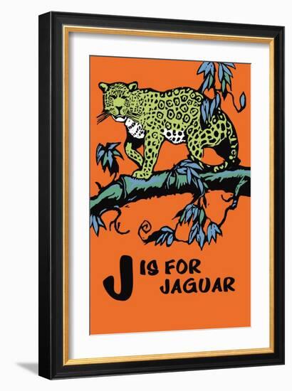 J is for Jaguar-Charles Buckles Falls-Framed Art Print