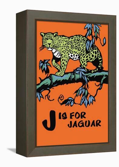 J is for Jaguar-Charles Buckles Falls-Framed Stretched Canvas