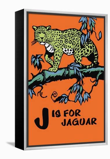 J is for Jaguar-Charles Buckles Falls-Framed Stretched Canvas