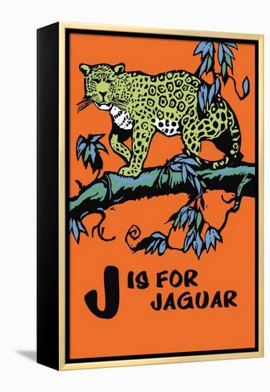 J is for Jaguar-Charles Buckles Falls-Framed Stretched Canvas