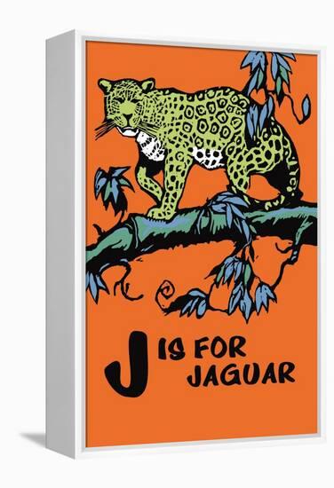 J is for Jaguar-Charles Buckles Falls-Framed Stretched Canvas